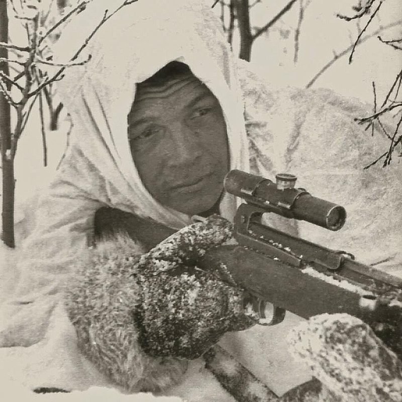 WW2 Russian sniper with SVT40 & scope